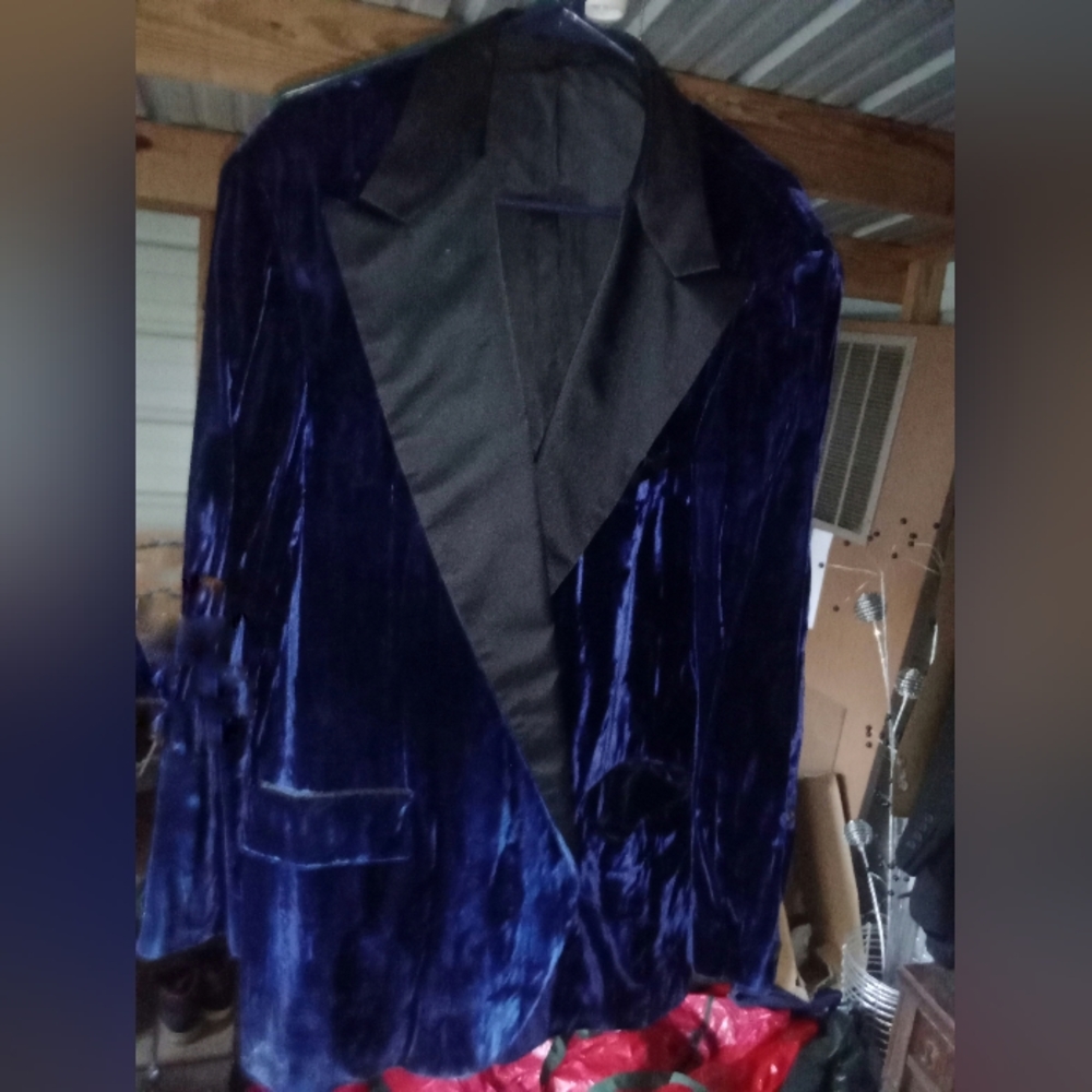 Men Jacket  Royal Blue size not sure but 47 at least